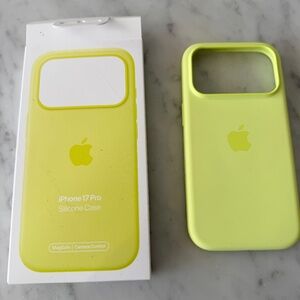 Neon yellow Protective iPhone 17 Pro Max Case